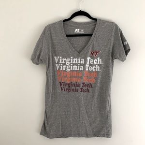 Virginia Tech Hokies V neck Tee